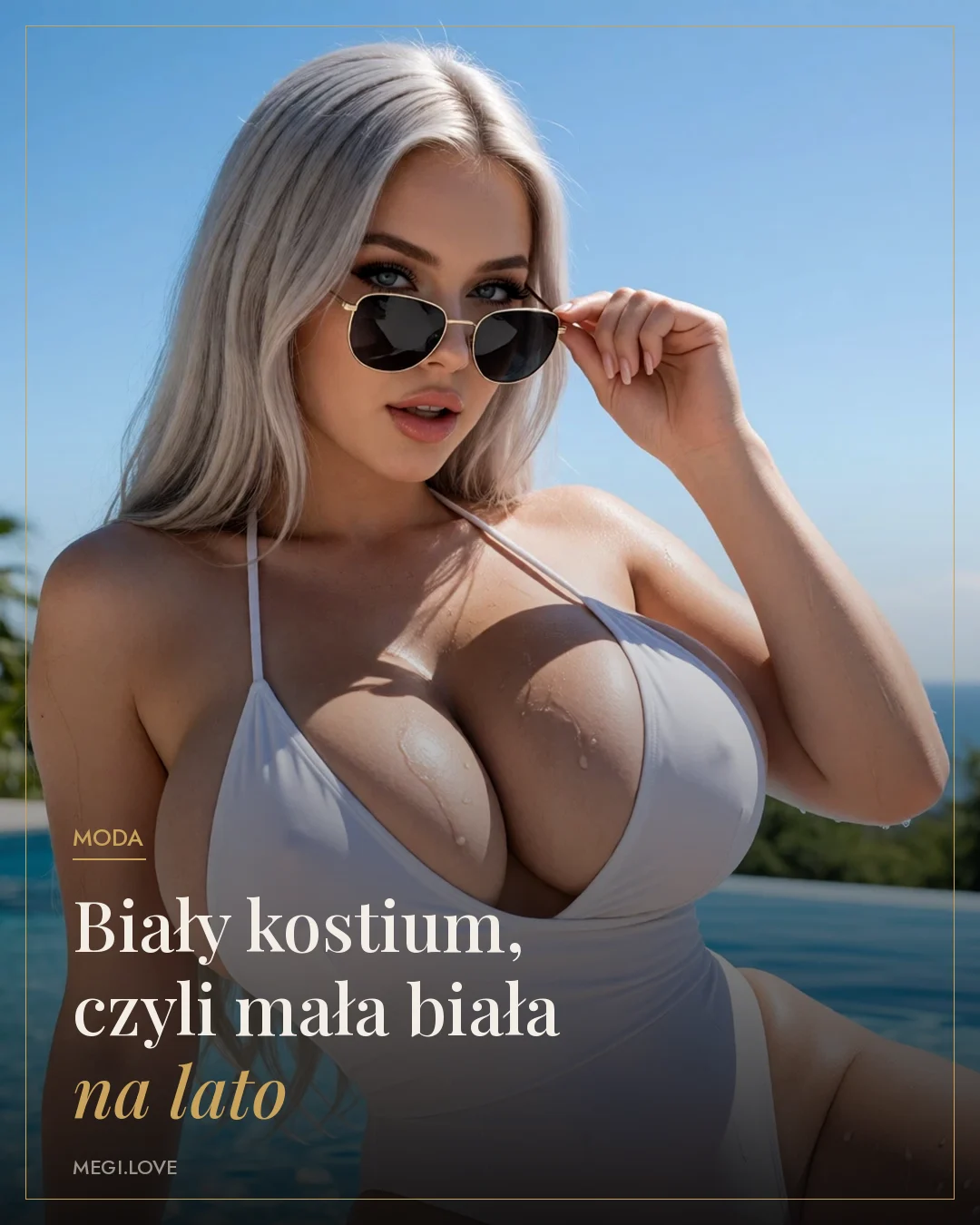 Biały kostium, czyli mała biała na lato